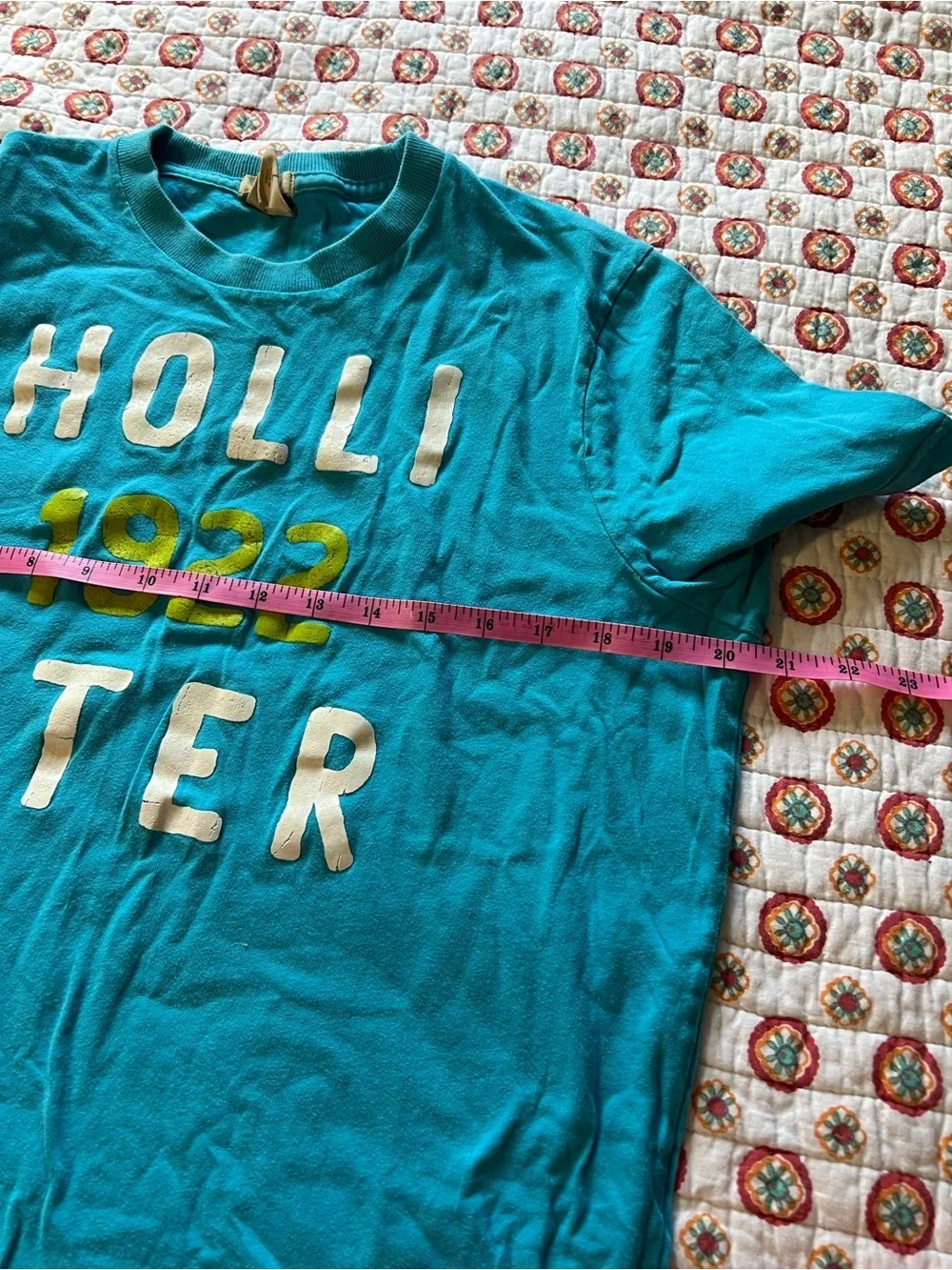 Y2K Hollister Bubble Letter Graphic T Shirt size Large